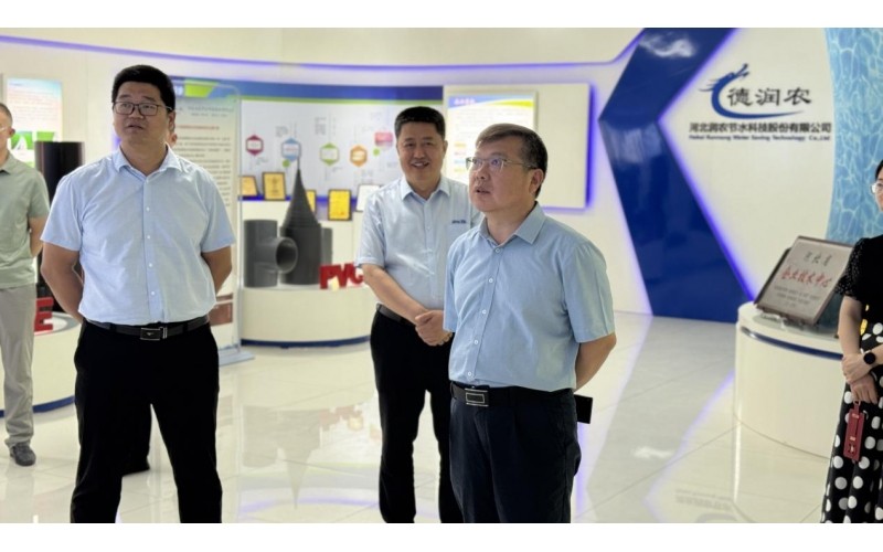 Вань Вэйдун с делегацией посетил ?Руннун Цзешуй? с исследовательским визитом